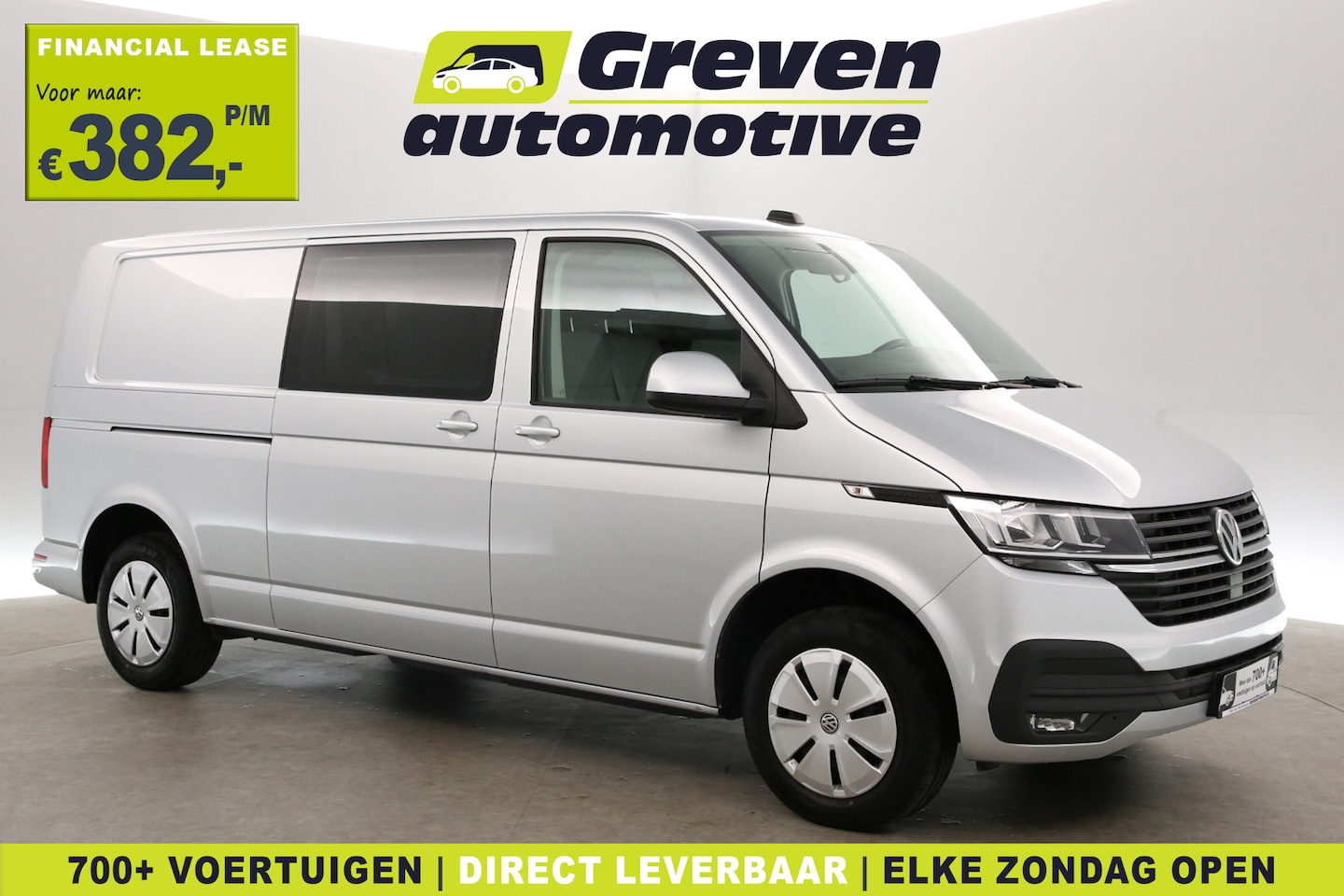 Volkswagen Transporter - 2.0 TDI 150PK L2H1 | Automaat | Airco | Camera | Cruise | 3 Zits | Carplay | Navi - AutoWereld.nl