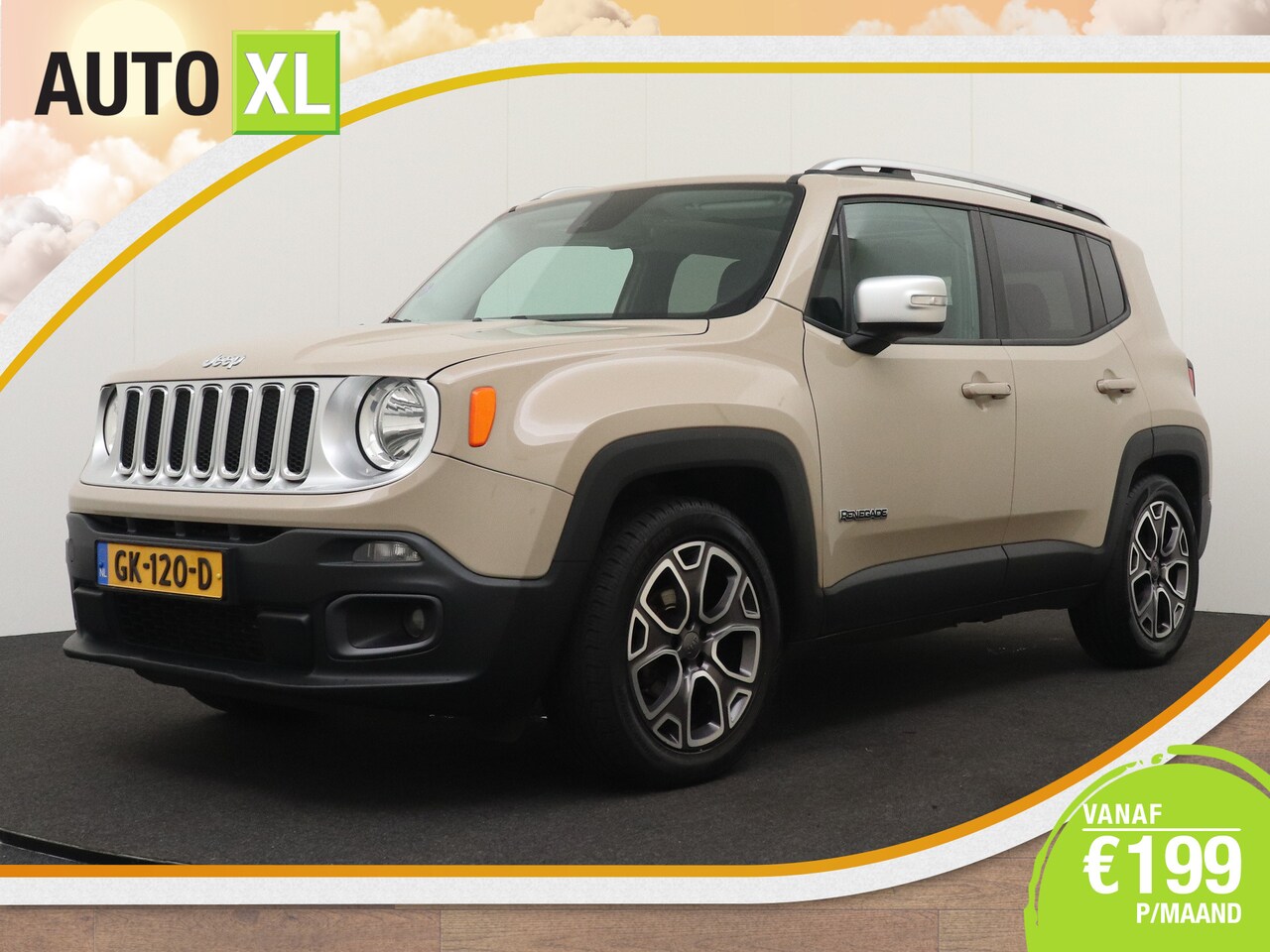 Jeep Renegade - 1.4 141 PK MultiAir Limited Pano-dak Camera Leder Climate - AutoWereld.nl