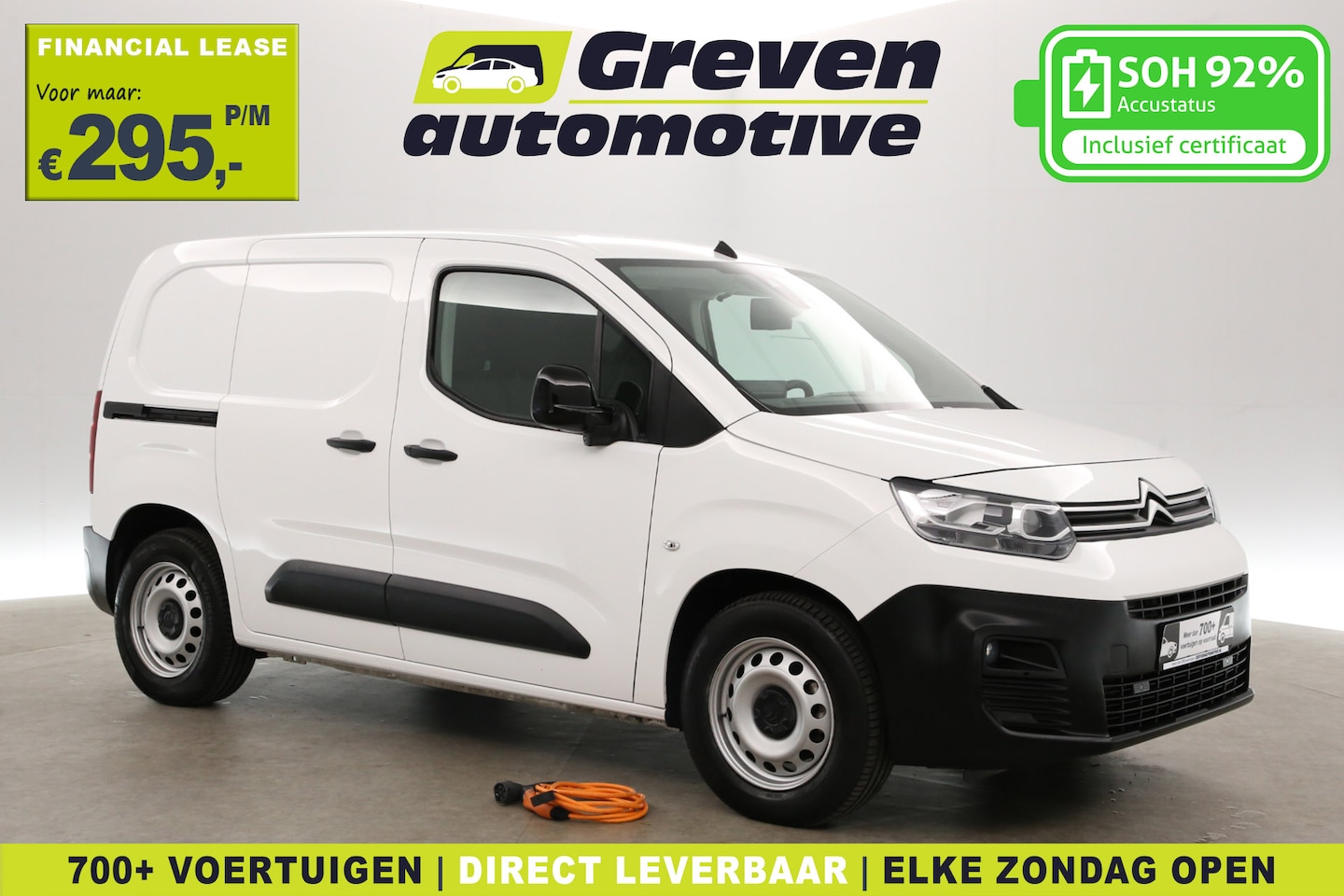 Citroën ë-Berlingo - 50 kWh 136PK | Snelladen | SOH 92% | 3 Zits | Airco | Camera | Cruise | Carplay | Parkeers - AutoWereld.nl