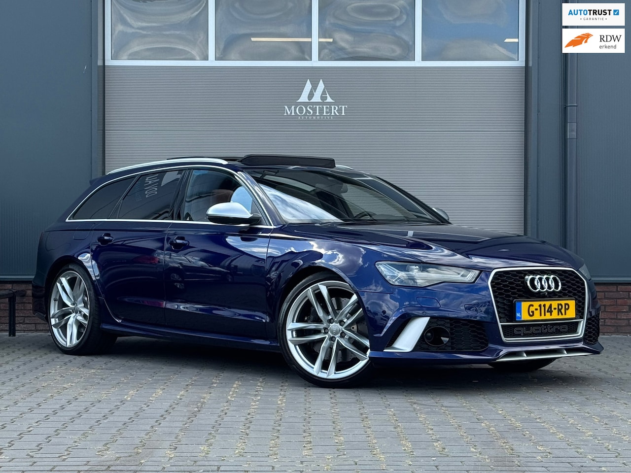 Audi A6 Avant - 4.0 TFSI/605PK RS 6 quattro performance Audi Exclusive|Pano|B&O|Bearlock|Dealer|Head-Up|Ad - AutoWereld.nl