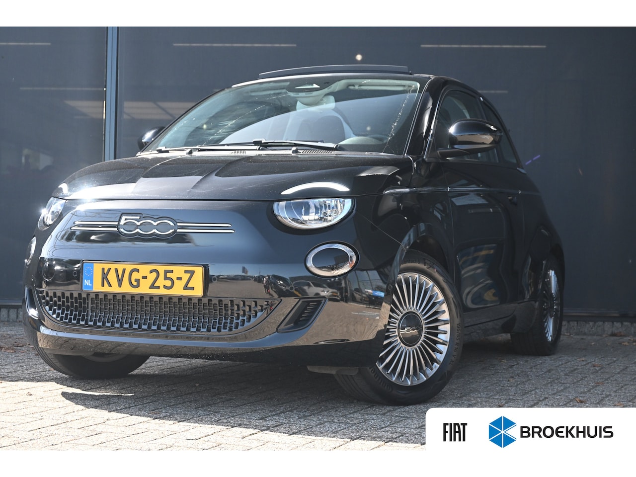 Fiat 500 C - Icon 42 kWh | Navi by App | Airco | Dab | Cruise control | LMV 16" | Stoel verwarming | - AutoWereld.nl