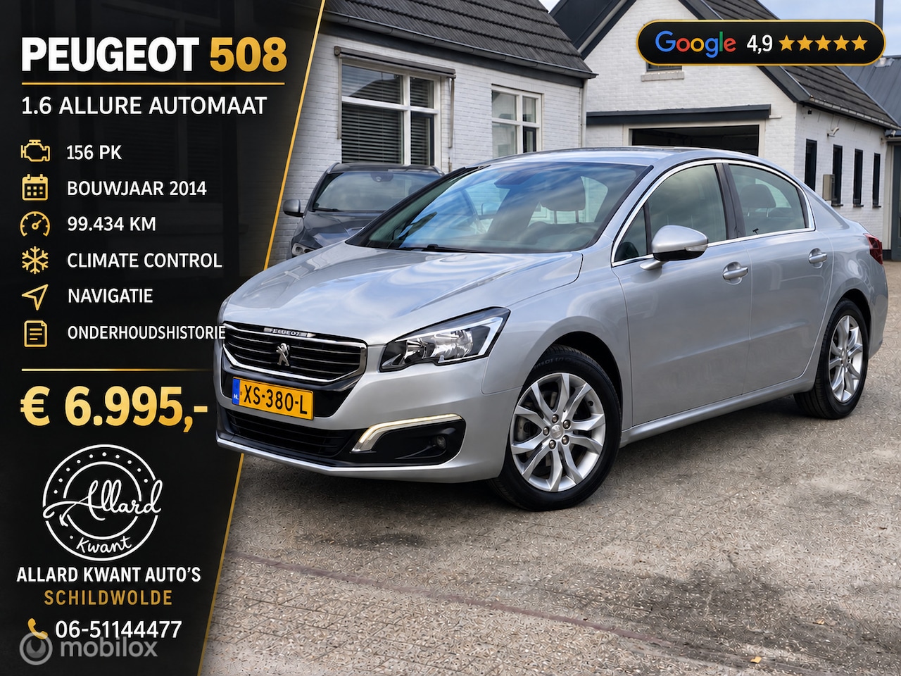 Peugeot 508 - 1.6 (156pk) Allure/Automaat/99.dkm/Trekhaak - AutoWereld.nl