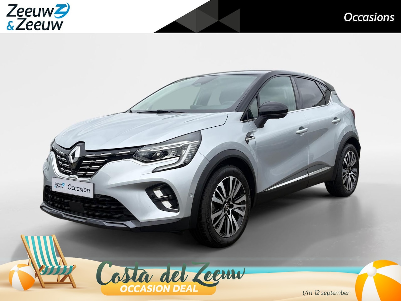 Renault Captur - 130PK TCe Initiale Paris Automaat | 360 Camera | Cruise Control Adaptief | Parkeersensoren - AutoWereld.nl