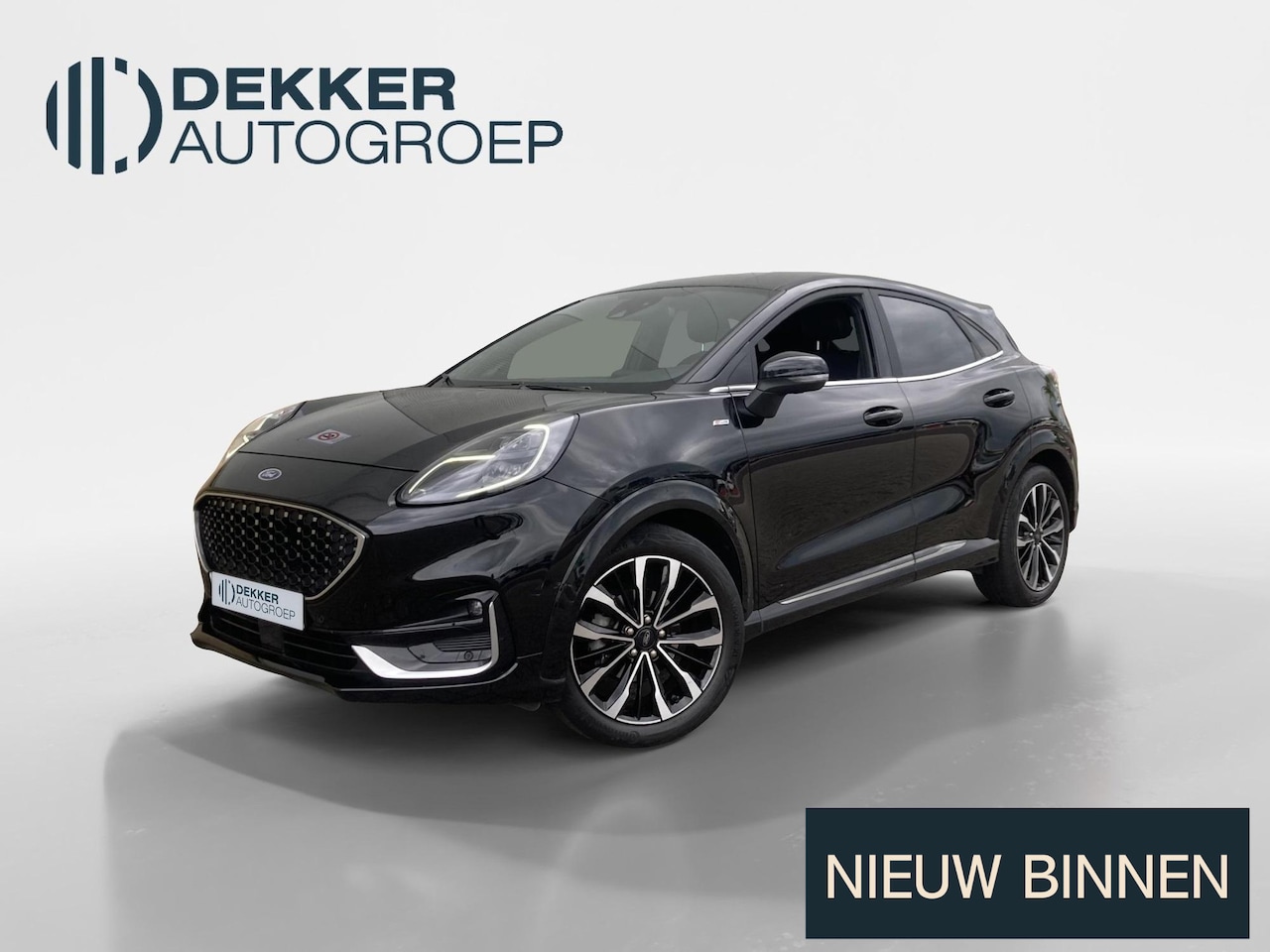 Ford Puma - 1.0 EcoBoost Hybrid 155pk Automaat ST-line Vignale Lederen bekleding - B&O - massagestoele - AutoWereld.nl