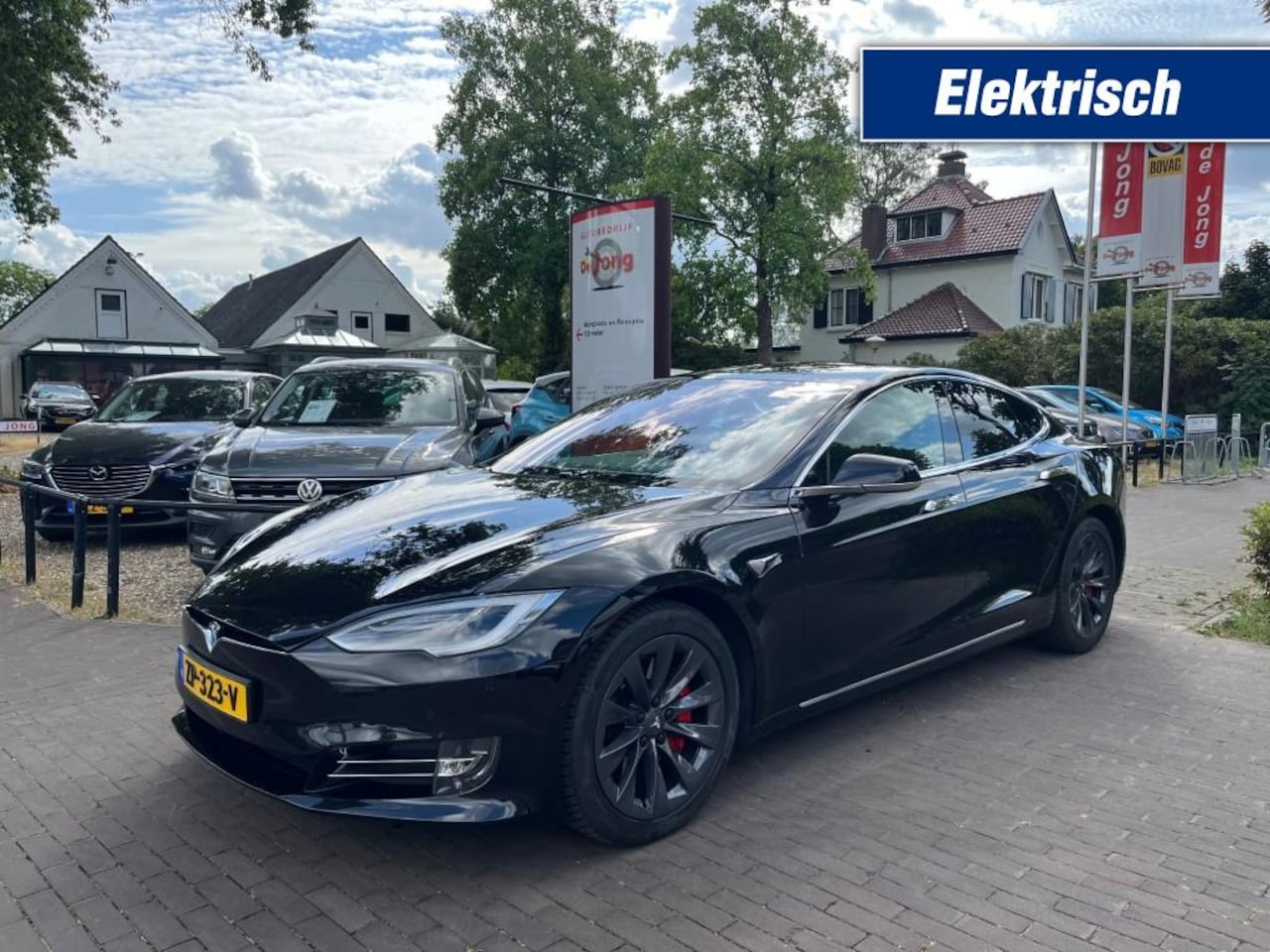 Tesla Model S - 100D / PANO / CAMERA / NAVI / LEDER / KEYLESS / 19'' LM-VELGEN / ELEK. KLEP / STOELVERWARM - AutoWereld.nl