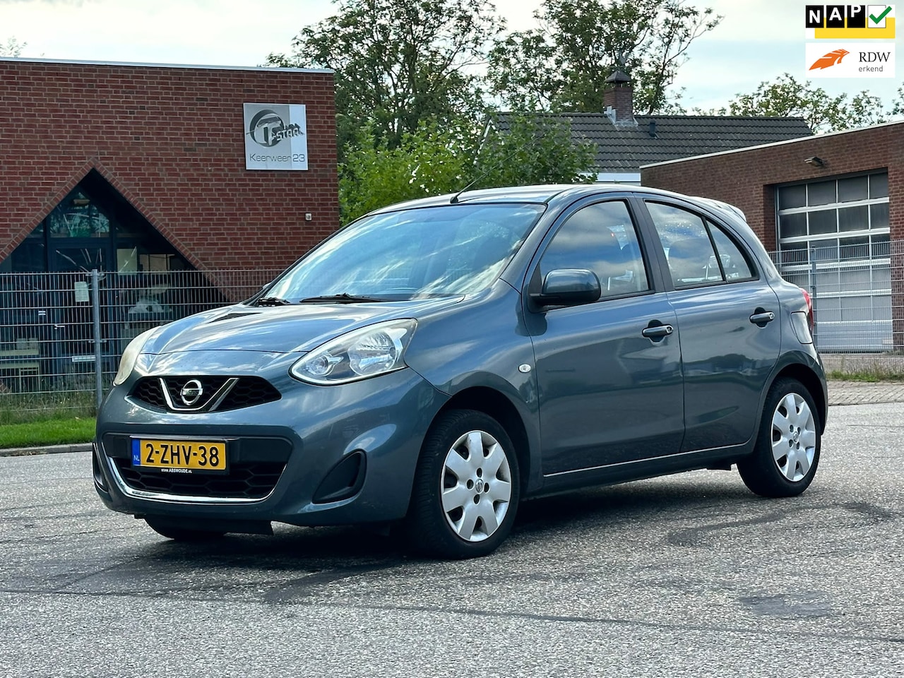 Nissan Micra - 1.2 DIG-S Acenta 5DR*Navigatie*Cruise*Apple/Carplay*Airco*NAP*Dealer onderhouden* - AutoWereld.nl