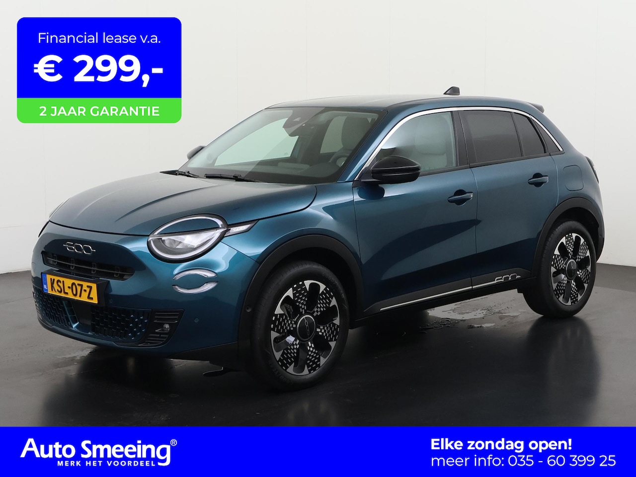 Fiat 600 - 1.2 Hybrid La Prima | Leder | Camera | Adaptive cruise | Zondag open! - AutoWereld.nl