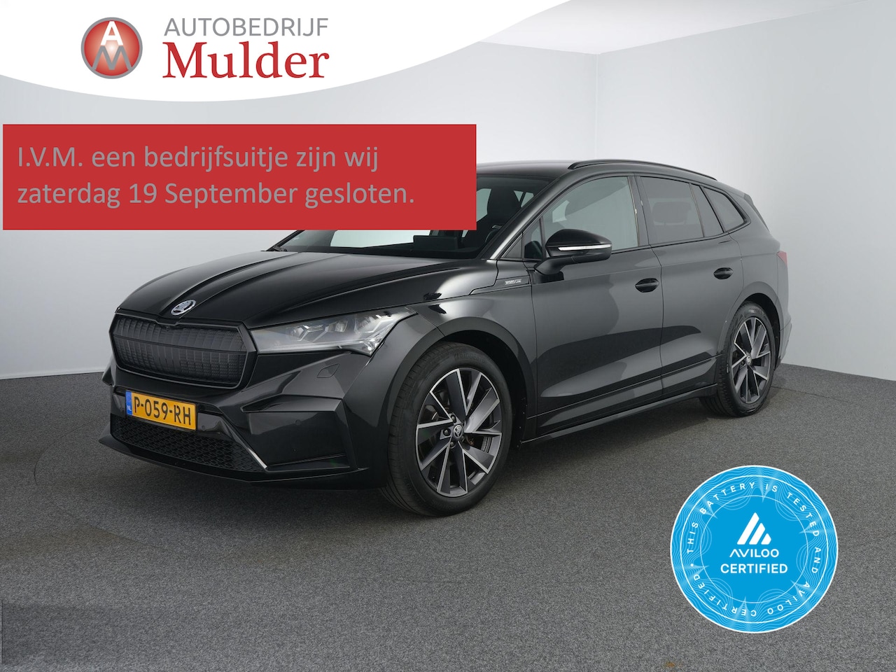 Skoda Enyaq iV - 60 Sportline | SOH 93.1% | Winterpakket | Camera | Carplay | - AutoWereld.nl