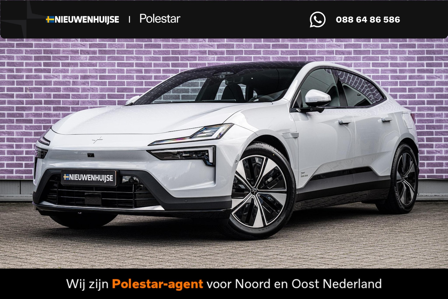 Polestar 4 - Long Range Single motor Plus 100 kWh Pilot | 360 camera | elektrische stoelen | Panorama d - AutoWereld.nl