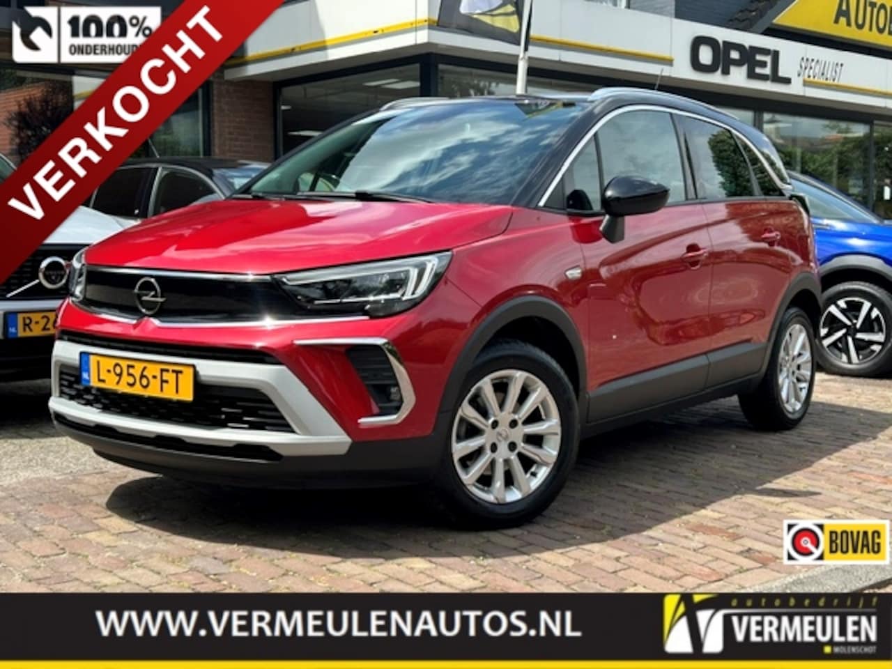 Opel Crossland - 1.2 Turbo 130PK Elegance + 16"/ Navi/ Clima/ Cruise/ Camera/ Winterpakket/ LED-koplampen/ - AutoWereld.nl