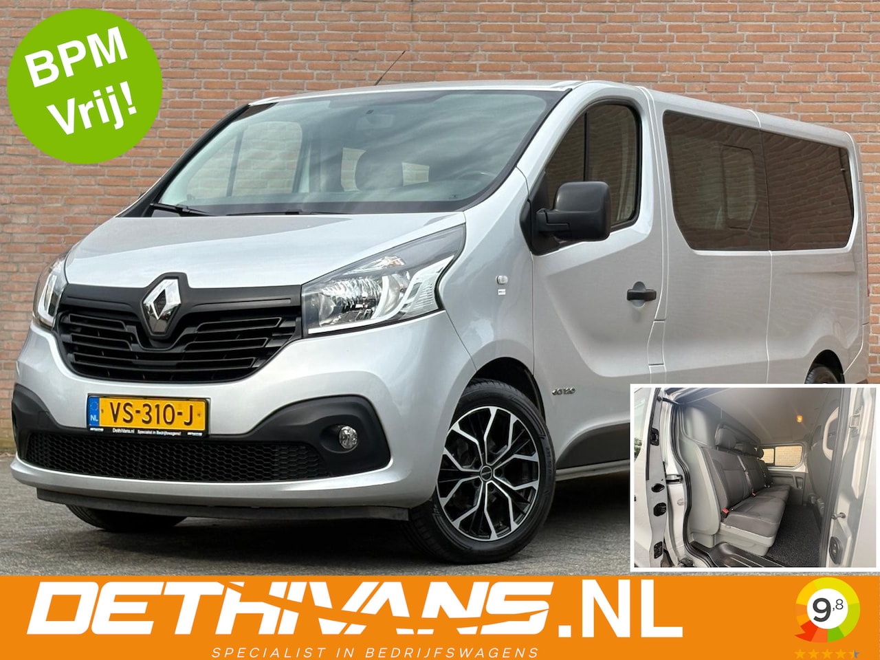 Renault Trafic - 1.6dCi 120PK Lang / Dubbele cabine / Marge - AutoWereld.nl
