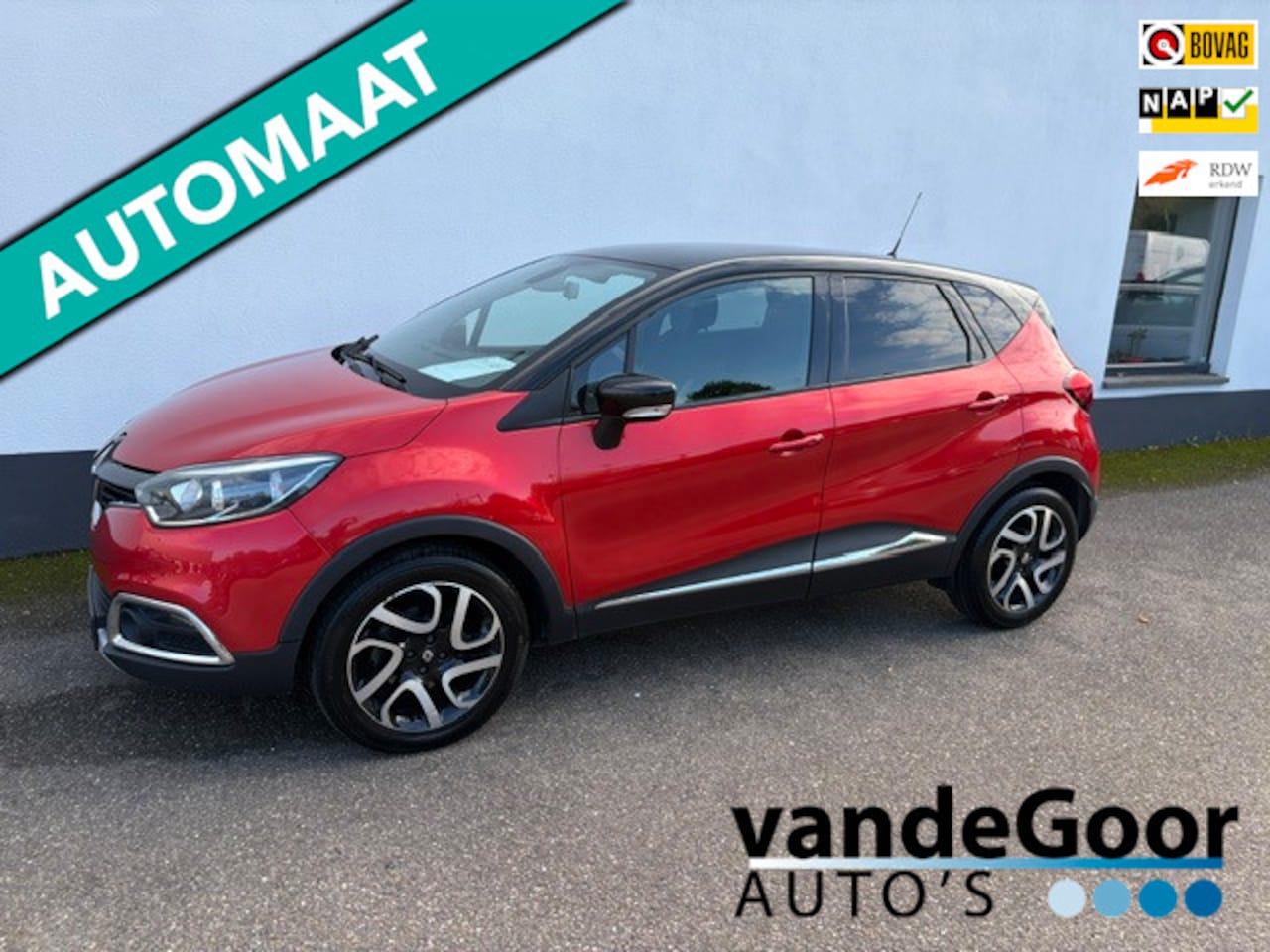 Renault Captur - 1.2 TCe Helly Hansen 1.2 TCe Helly Hansen, '15, aut., navi, camera, trekhaak ! - AutoWereld.nl