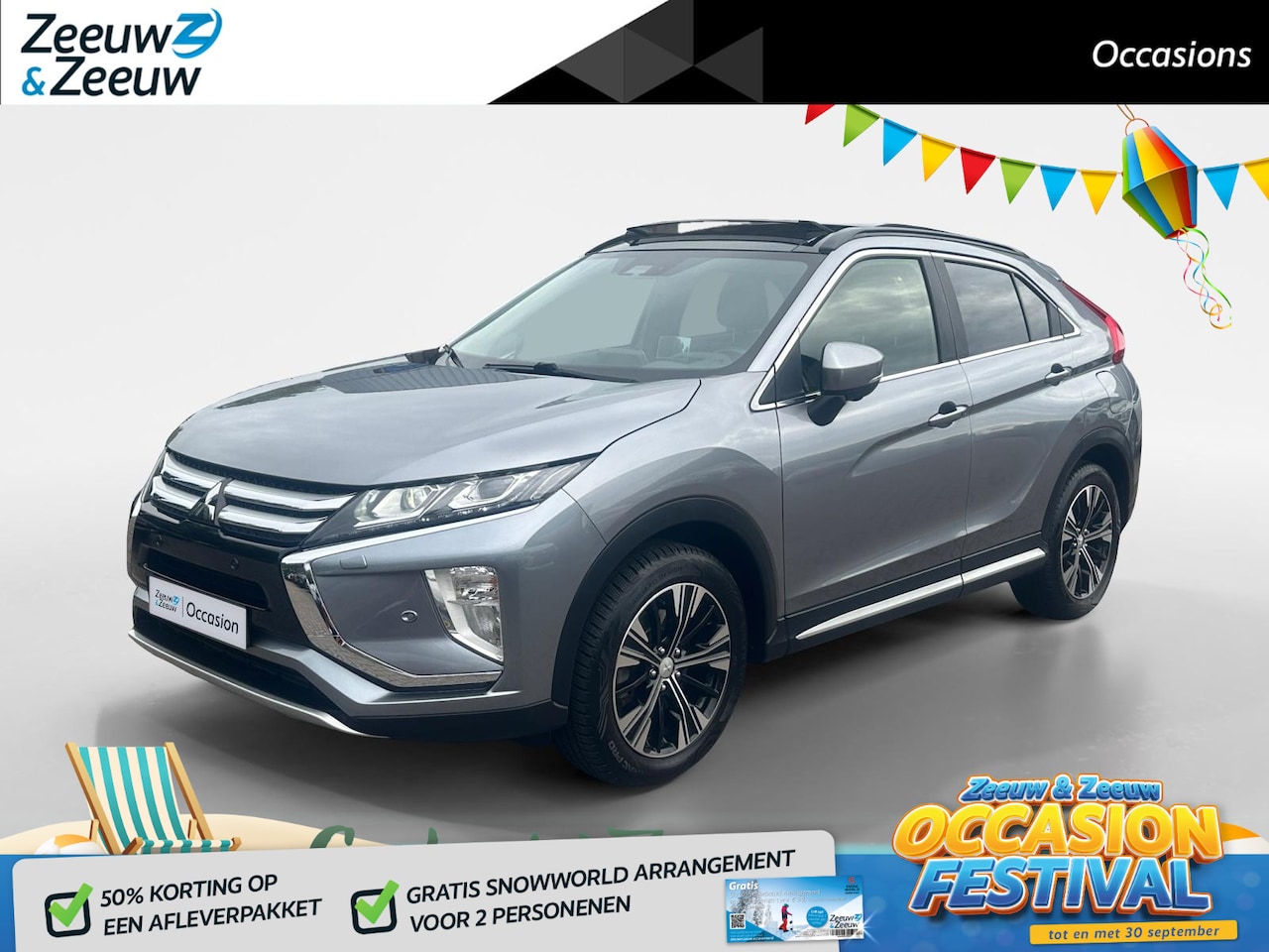 Mitsubishi Eclipse Cross - 1.5 DI-T Instyle | Trekhaak | Stoelverw. vóór & achter | Voorruitverw. | Cruise Control | - AutoWereld.nl