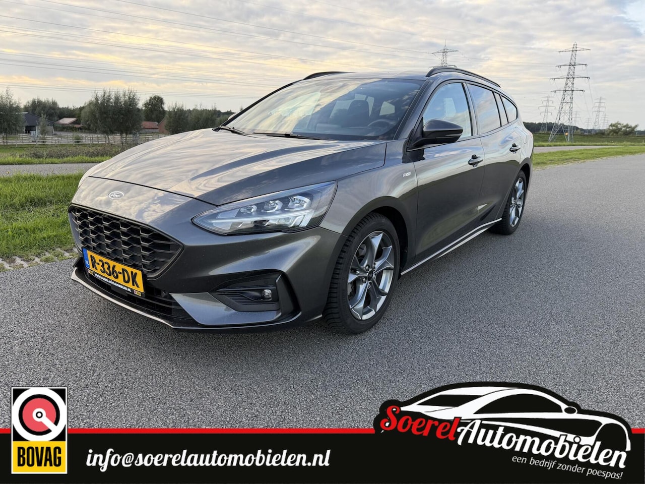 Ford Focus Wagon - 1.0 EcoBoost Hybrid ST Line X Business 1.0 EcoBoost Hybrid ST Line X Business 64052 km - AutoWereld.nl