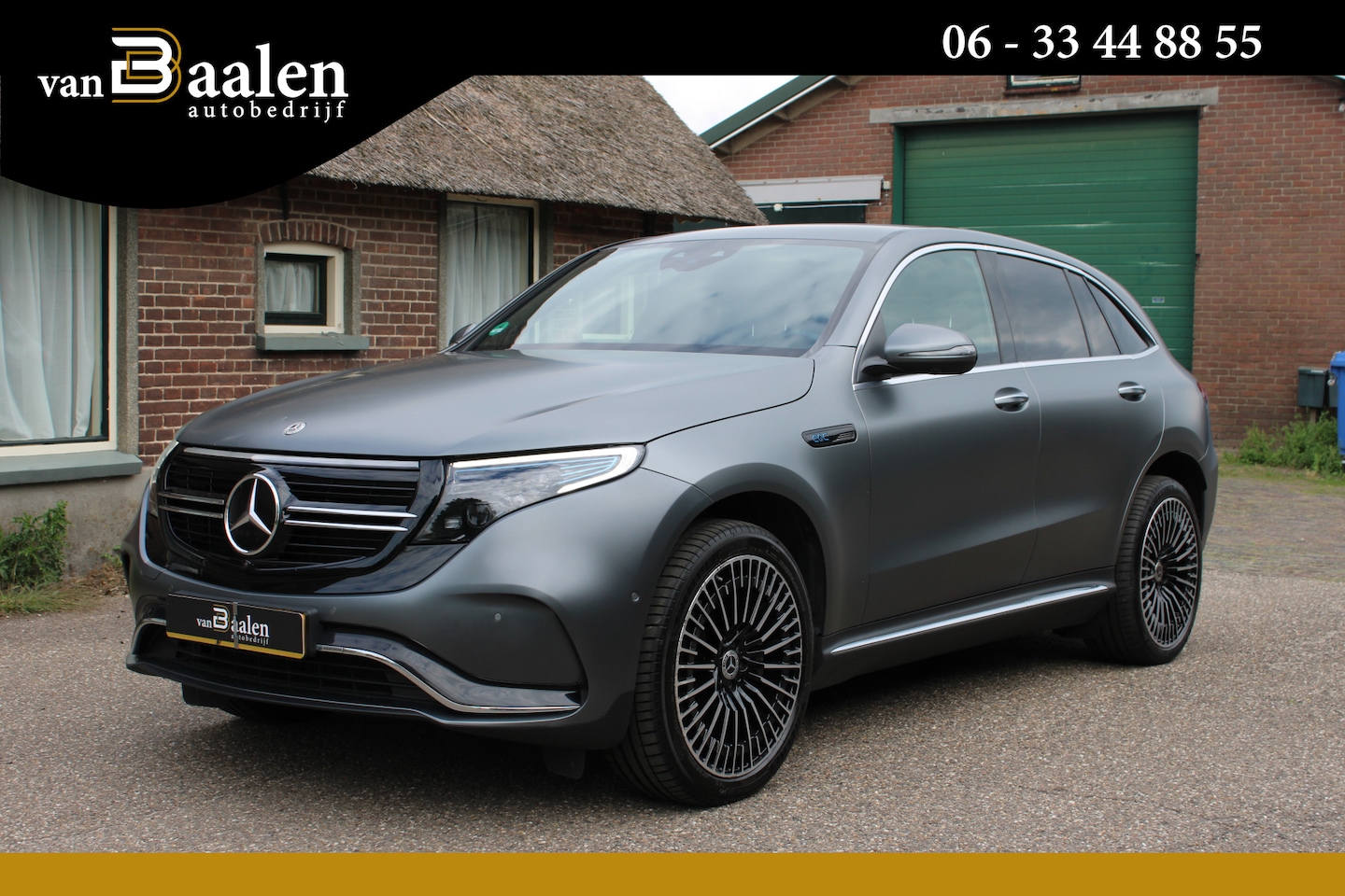 Mercedes-Benz EQC - 400 4MATIC Premium Plus AMG 80 kWh SOh 93,4% NAVI LEER MASSAGE LED 159000KM!! - AutoWereld.nl