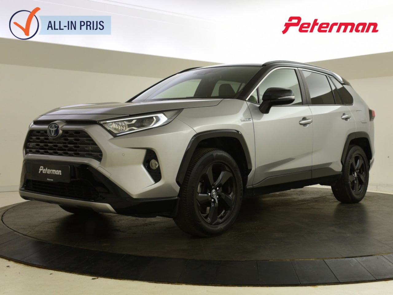 Toyota RAV4 - 2.5 Hybrid AWD Style Bi-tone | Halfleer | PDC | Elektr. a. klep - AutoWereld.nl