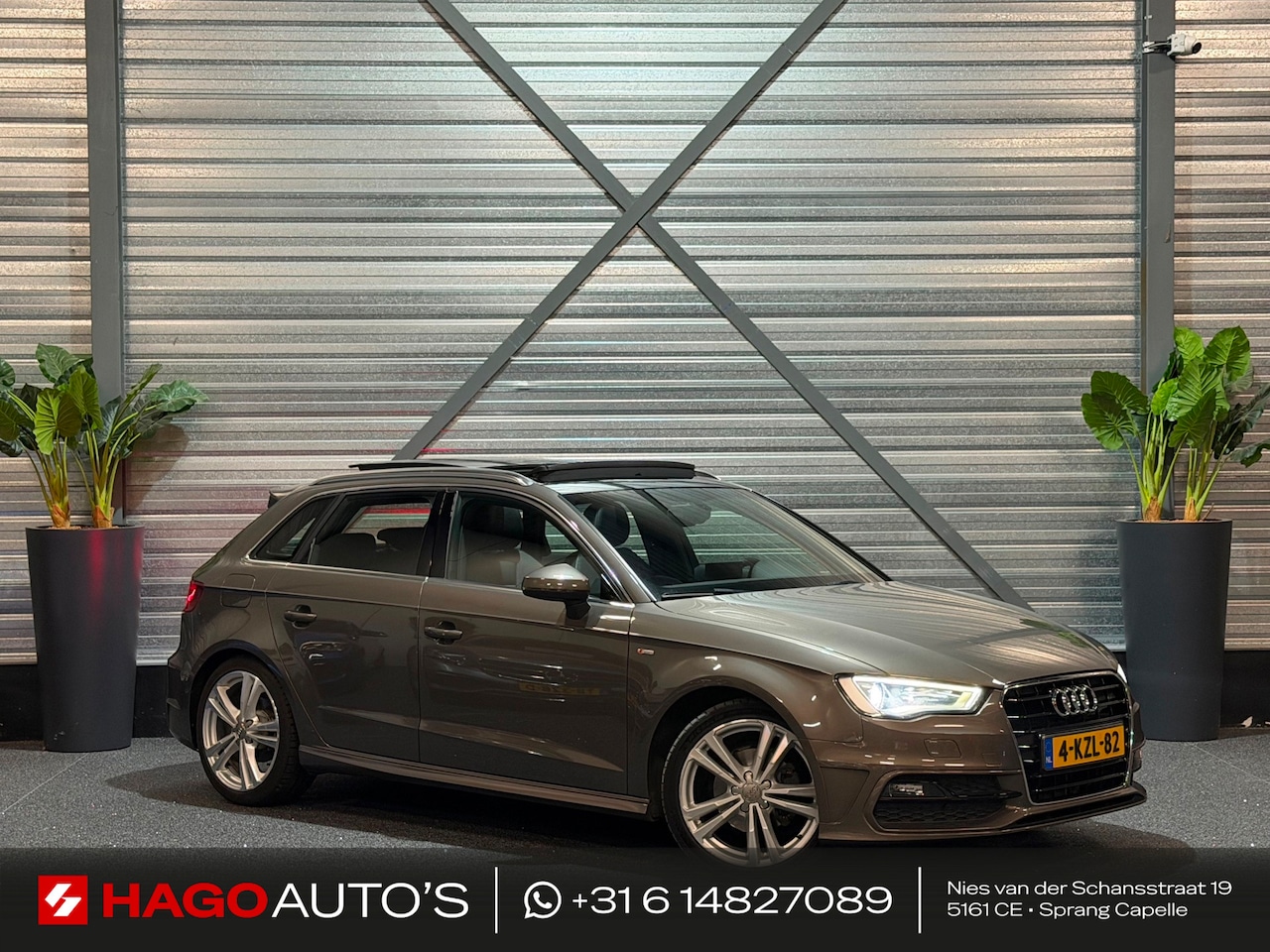 Audi A3 Sportback - 1.4 TFSI 3x S-Line BI-XENON/NAVI/PANO/CRUISE/PDC/HALF-LEDER/VDOH/TREKHAAK/DRIVE-SELECT/CLI - AutoWereld.nl