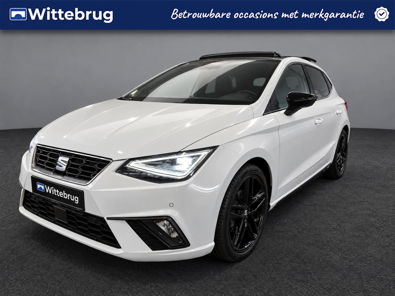 SEAT Ibiza - 1.0 TSI 110pk FR Black Edition Panoramadak / Navigatie High / Alcantara / LED / Camera / T - AutoWereld.nl