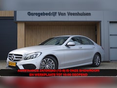 Mercedes-Benz C-klasse - 180 156pk Business Solution AMG-Styling Vol-Leder LED App-Connect 17inch LM Trekhaak A-Cam