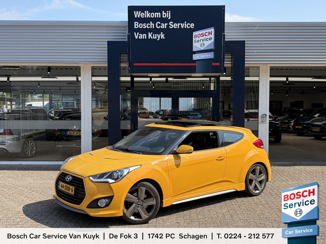 Hyundai Veloster - 1.6 T-GDI i-Catcher / Uniek! / 220PK! 320NM! / Dealer-Onderhouden! / NL-Auto / Open-Panoda - AutoWereld.nl