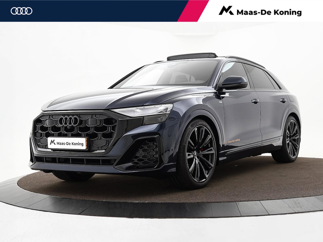 Audi Q8 - 55 TFSI e quattro Pro Line S 394 PK · 22" LM Velgen · Glazen panorama dak · B&O Premium 3D - AutoWereld.nl