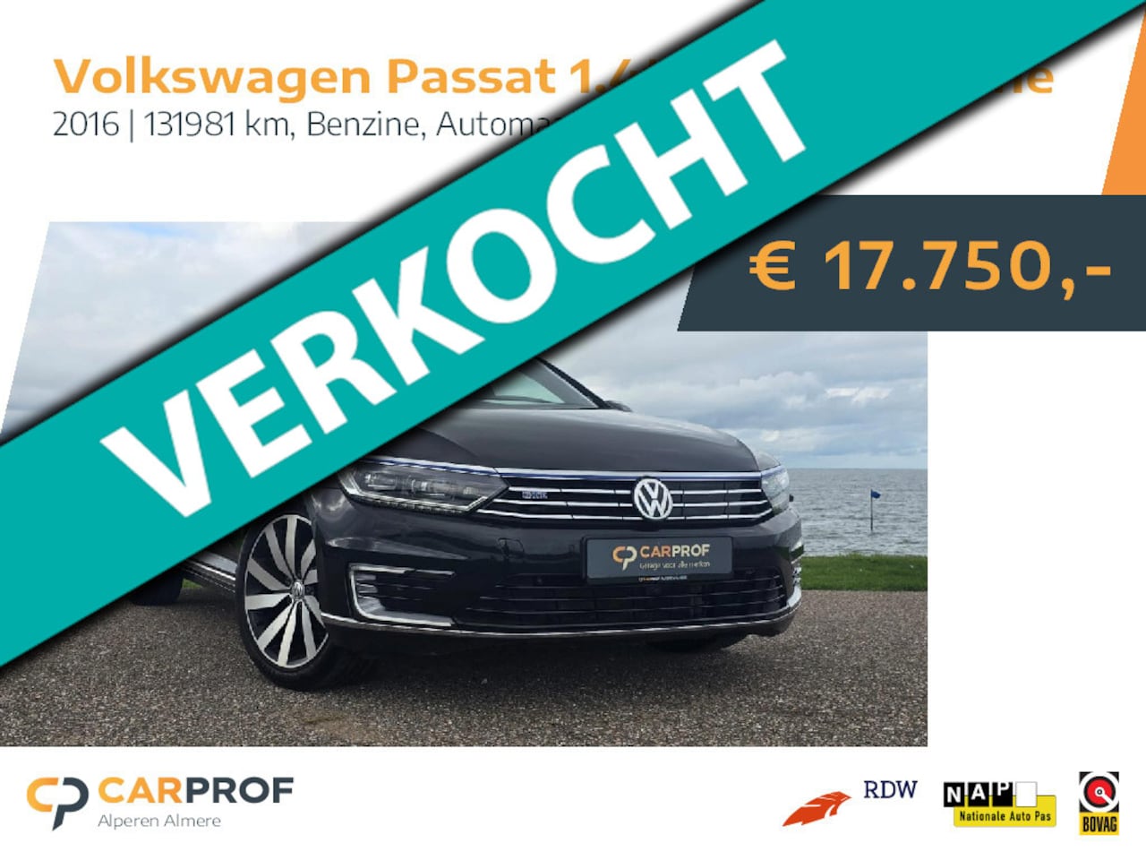 Volkswagen Passat - 1.4 TSI GTE Highline 1.4 TSI GTE Highline - AutoWereld.nl