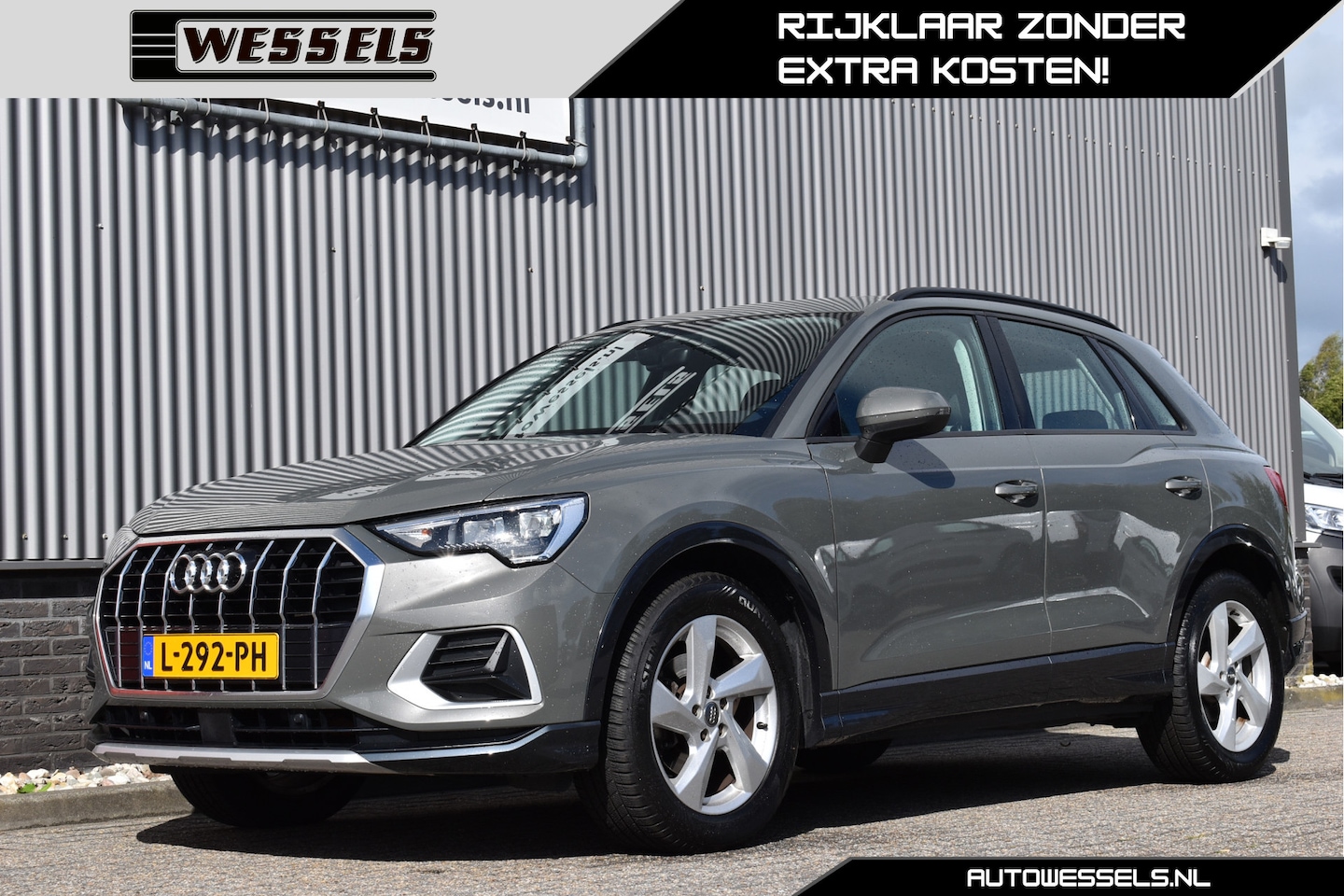 Audi Q3 - 35 TFSI Pro Line business Adaptive cruise, Stoelverwarming, Carplay, Chronosgrijs - AutoWereld.nl