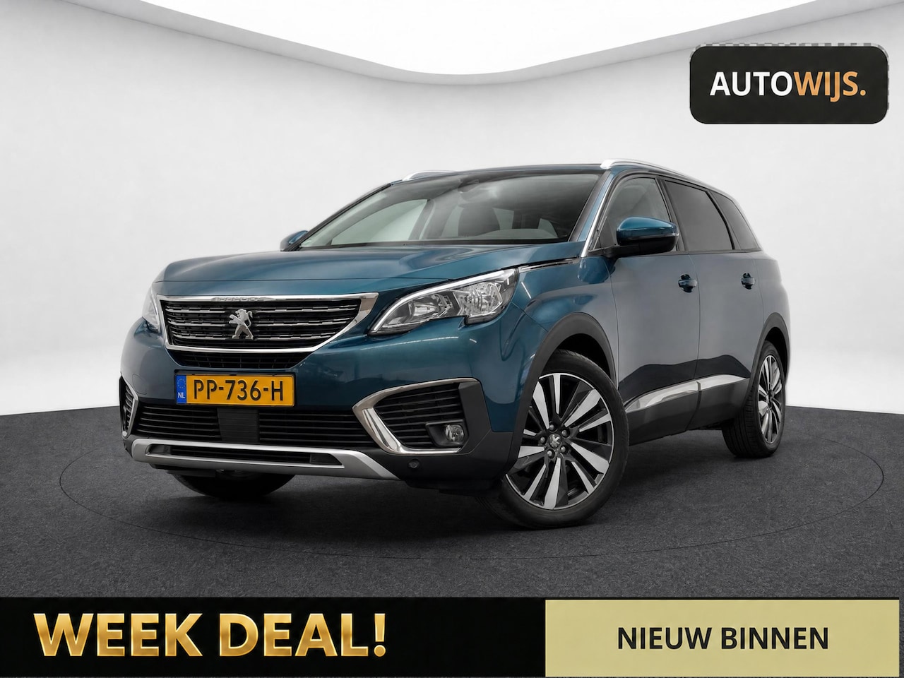 Peugeot 5008 - 1.2 PureTech Blue Lease Premium|7-PERS|CAMERA|TREKHAAK|D-RIEM VV - AutoWereld.nl