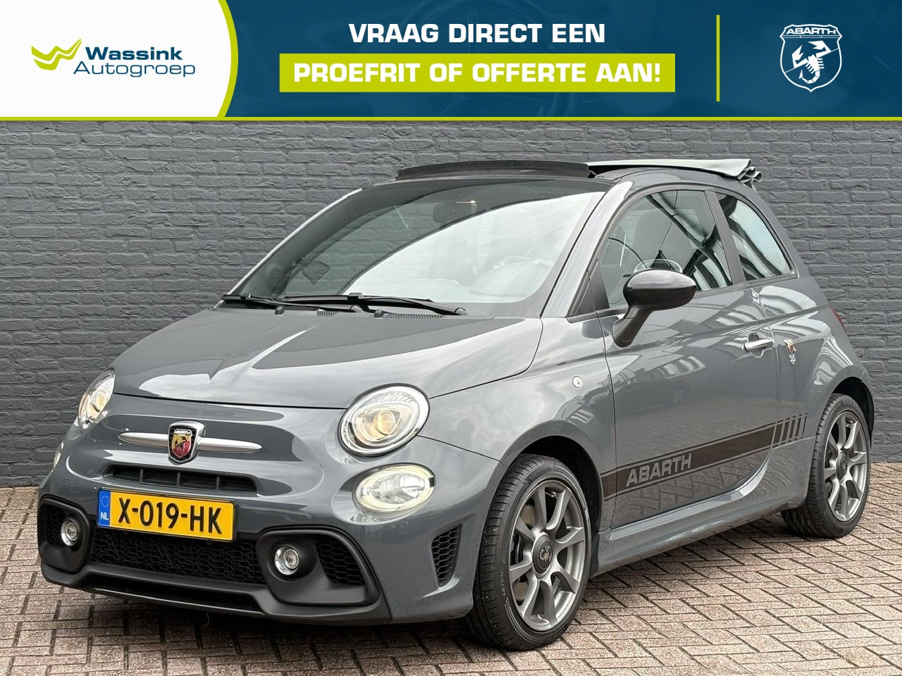 Abarth 595 - 595C 1.4 T-Jet 145pk Cabrio | Carplay / Android Auto | Airco | Bluetooth | DAB | - AutoWereld.nl