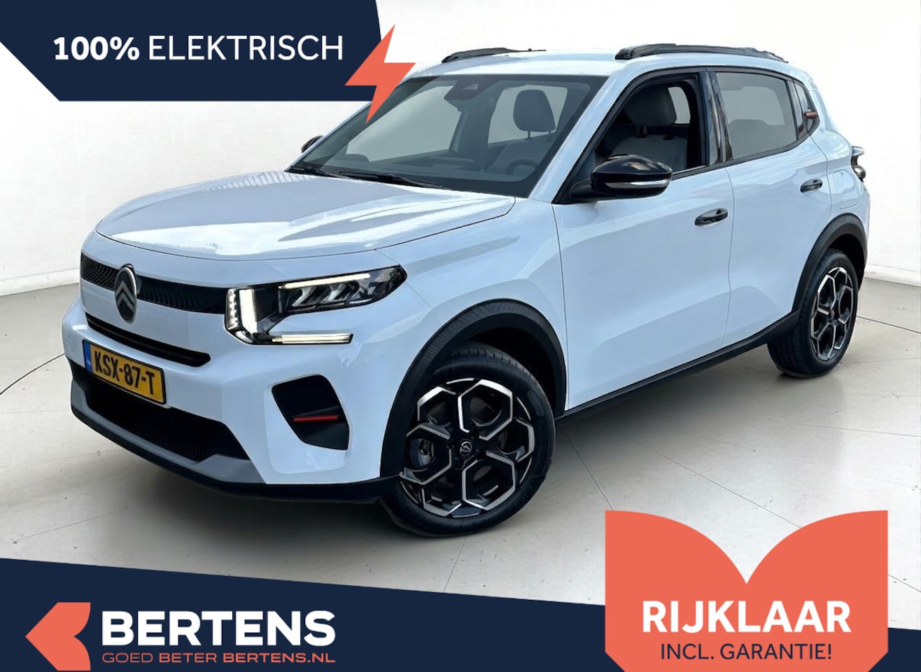 Citroën ë-C3 - Max 113pk 44 kWh | Camera achter! | Carplay/Androidauto! | - AutoWereld.nl