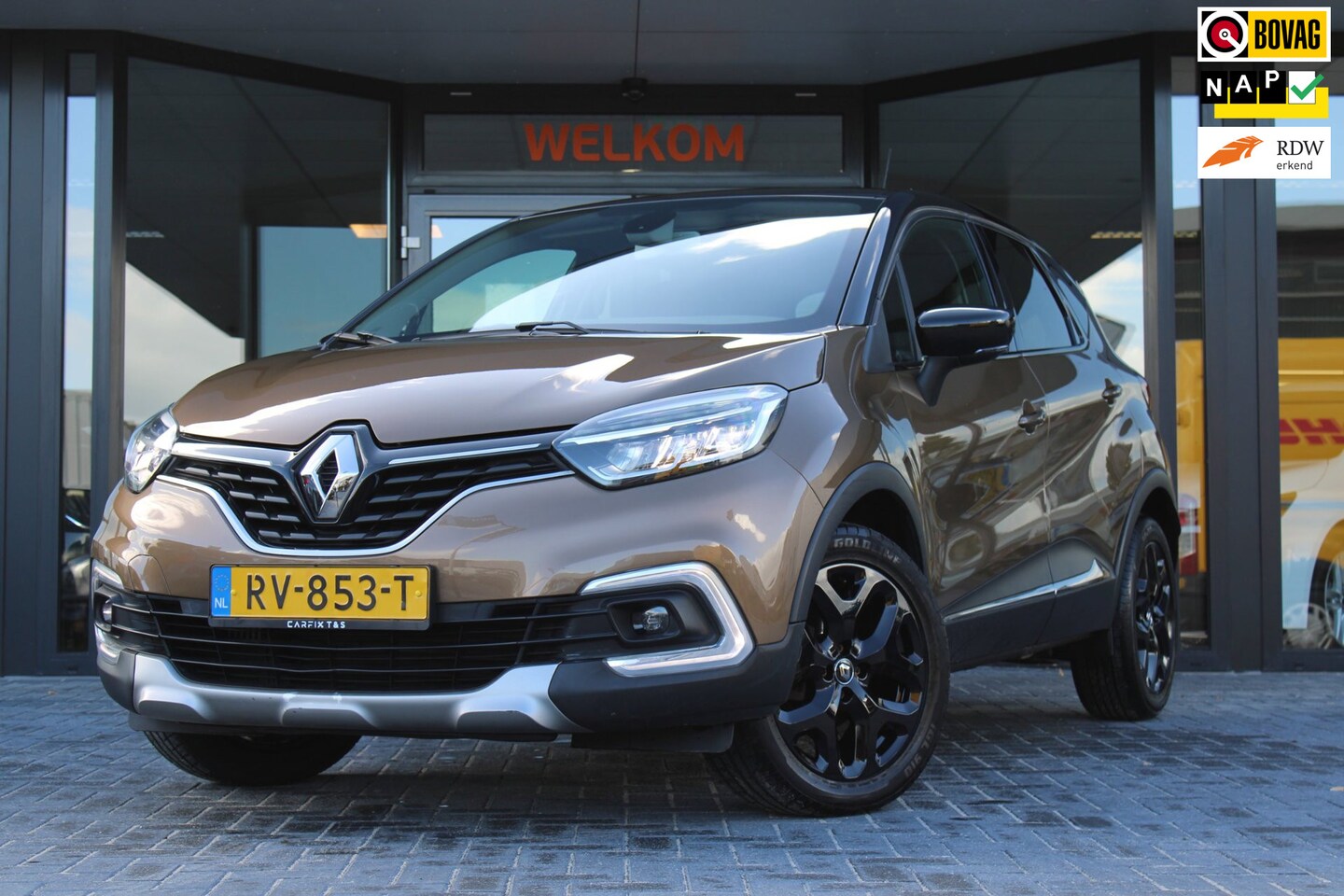 Renault Captur - 0.9 TCe Intens 0.9 TCe Intens, Parkeersensoren achter, Navigatie, Elektrische ramen, Cruise Control, - AutoWereld.nl