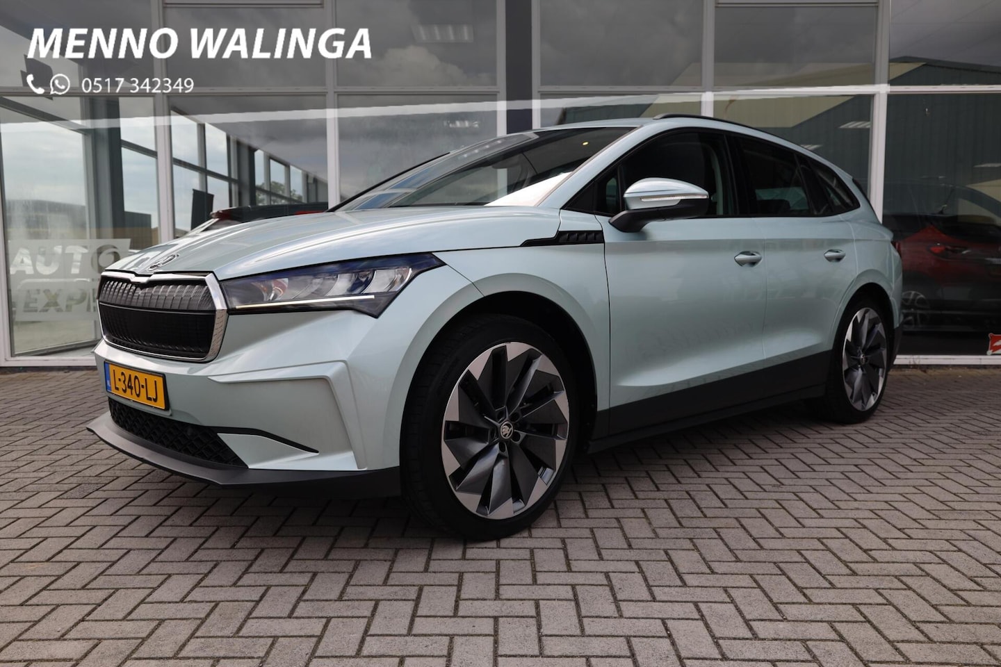 Skoda Enyaq iV - 60|SOH 93%|Trekhaak|Apple Carplay+Android auto|Cruise|3-Fase - AutoWereld.nl