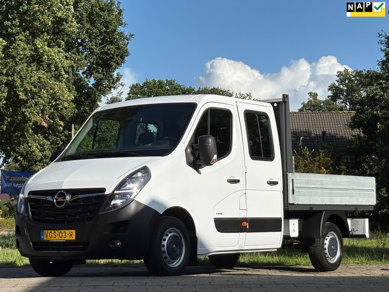 Opel Movano - 2.3 Turbo|Pick-up|NAP|trekhaak 2500KG|6P|achteruitrijcamera|navi|airco|cruise|LED|bluetoot - AutoWereld.nl