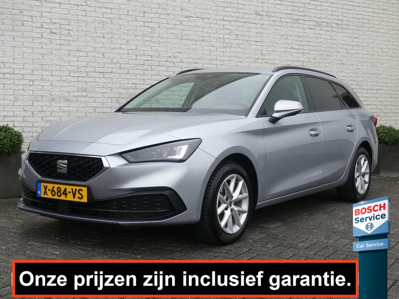 SEAT Leon Sportstourer - 1.5 eTSI 150PK AUTOMAAT NAVI*TREKHAAK/ADAP.CRUISE/STOEL+STUURVERW. - AutoWereld.nl