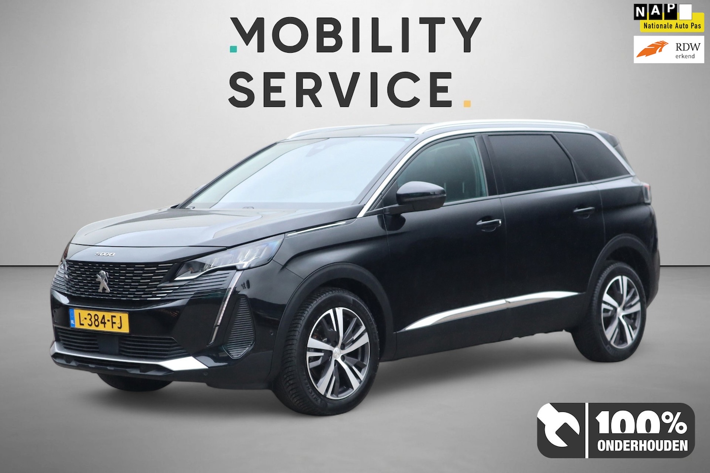 Peugeot 5008 - 1.2 PureTech Blue Lease Allure 7-ZITS Clima CarPlay - AutoWereld.nl