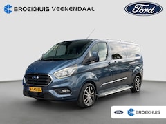 Ford Transit Custom - 300 2.0 170pk TDCI L2H1 Limited DC | Trekhaak | 2x Schuifdeur | Camera | Leder | Stoelverw