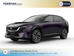 Mazda CX-6e - Takumi Plus 78 kWh / Nightfall Violet / Two-tone Amethyst & wit Maztex interieur / 100% El