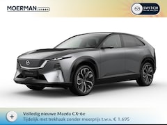 Mazda CX-6e - Takumi Plus 78 kWh / Machine Grey / Two-tone Amethyst & wit Maztex interieur / 100% Electr