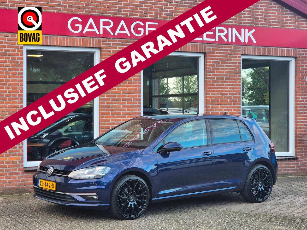 Volkswagen Golf - 1.0 TSI Comfortline Business 110PK 5drs clima, adapt.cruise, navi, carplay, pdc, lmv, trek - AutoWereld.nl