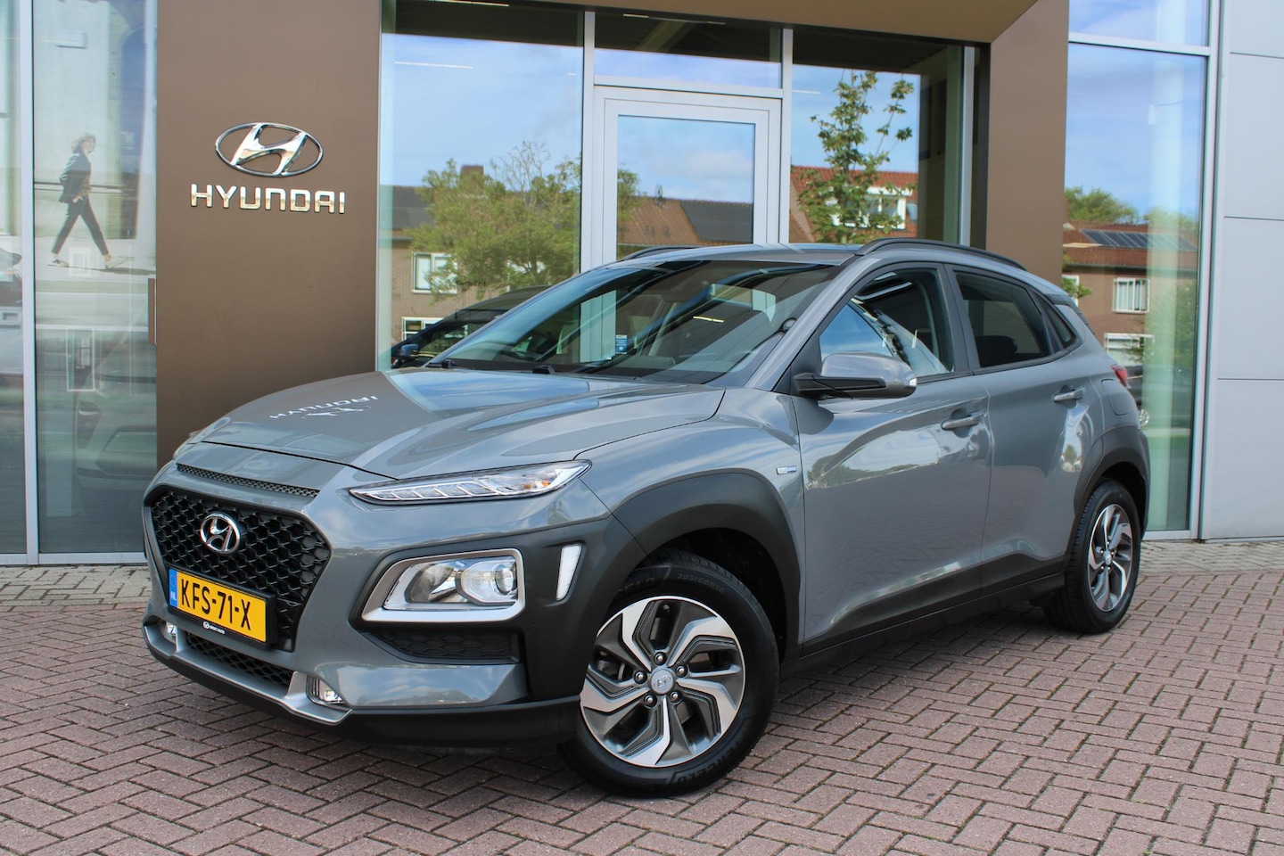 Hyundai Kona - 1.6 GDI HEV 140pk Comfort Smart Automaat Hybrid Airco Navi Camera Carplay - AutoWereld.nl