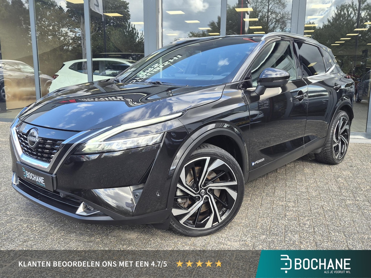 Nissan Qashqai - 1.5 e-Power Tekna Plus | Panoramadak | Bose | Leder interieur | Stoelmassage | AndroidAuto - AutoWereld.nl