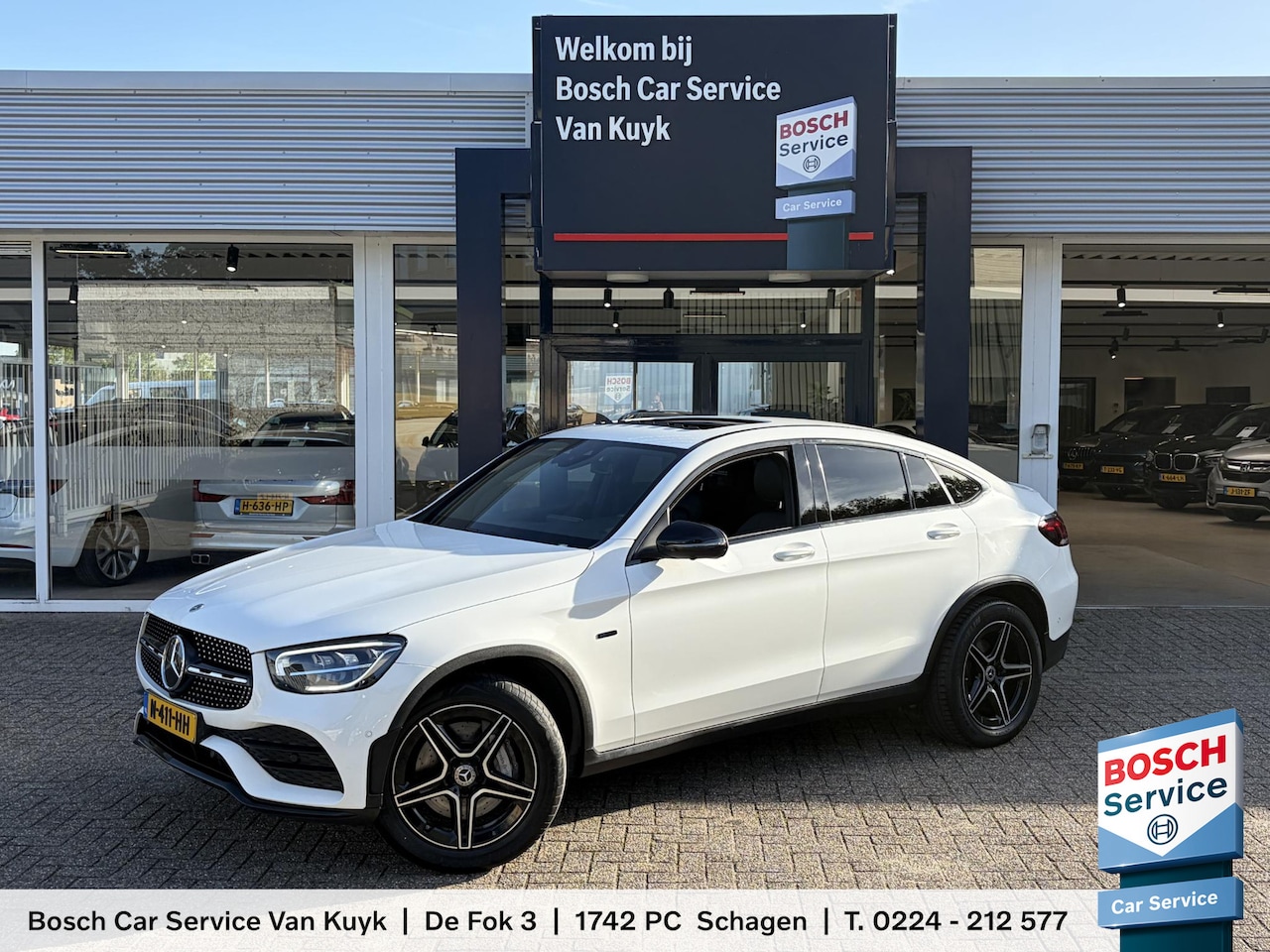 Mercedes-Benz GLC-klasse Coupé - 300e 4MATIC Premium Plus / AMG-Styling / Automaat / Vol-Leder / Schuif-Kanteldak / Luchtve - AutoWereld.nl