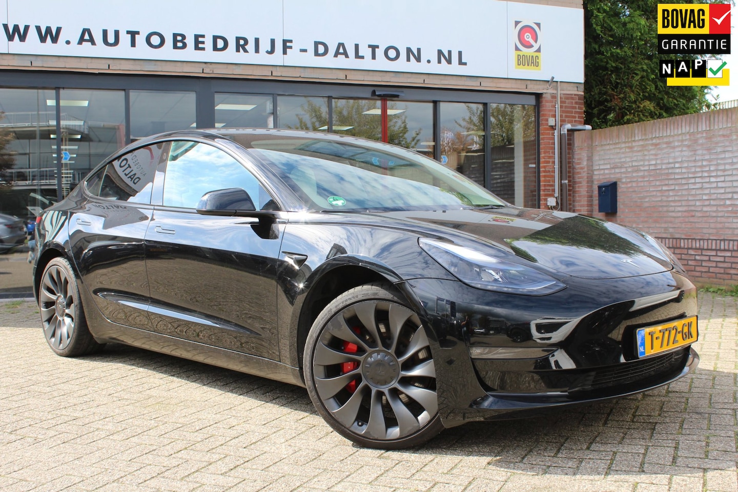 Tesla Model 3 - Performance AWD 75 kWh SOH 92% 1 EIG / WIT LEER / 20"LMV /AUTOPILOT - AutoWereld.nl