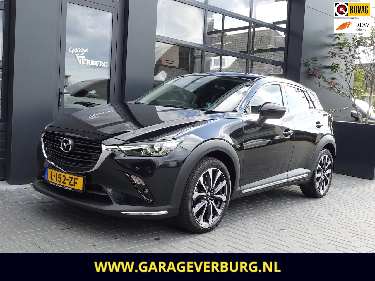 Mazda CX-3 - 2.0 SkyActiv-G 120 GT-M (Navi,Camera,Cruise,PDC,Trekhaak,1/2 Leer,HUD,Stoelverwarming) - AutoWereld.nl