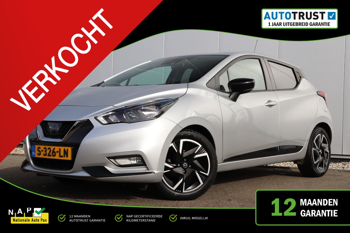 Nissan Micra - 1.0 IG-T N-Design Navigatie Carplay Android Airco Cruise Control Parkeersensor All-season - AutoWereld.nl