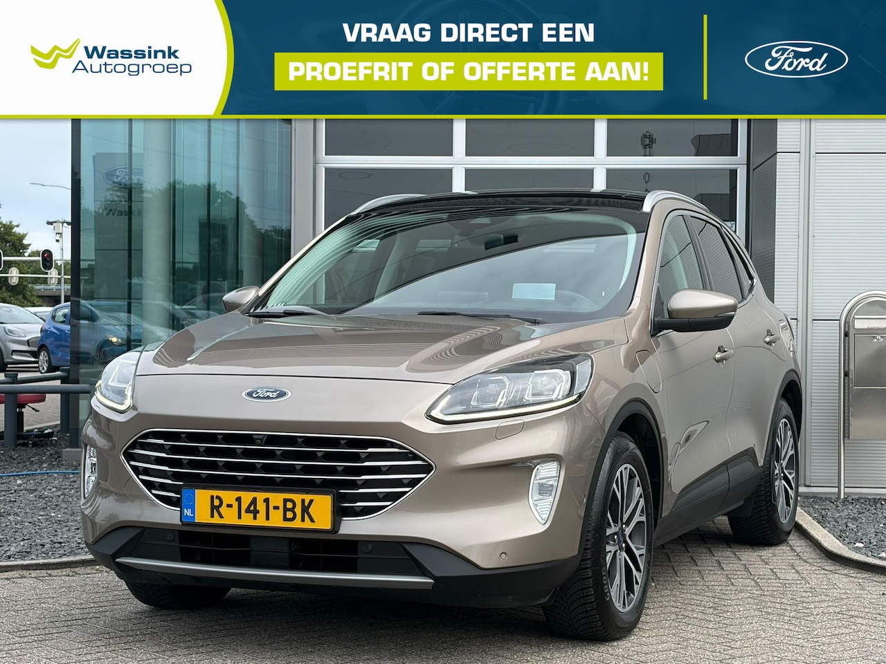 Ford Kuga - 2.5 PHEV Vignale I Panoramadak I Navigatie I Stoel/stuurverwarming I Electrische achterkle - AutoWereld.nl