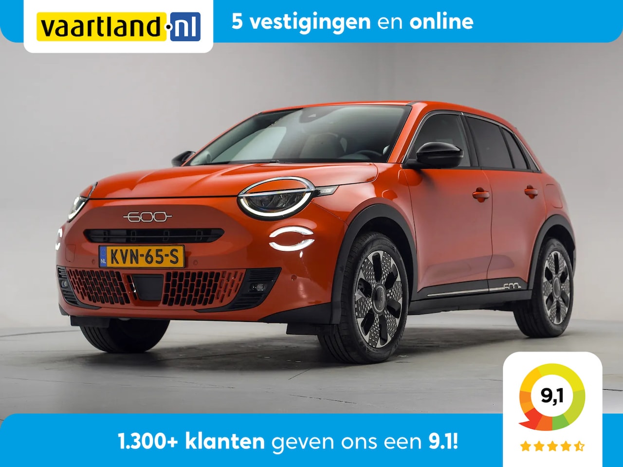 Fiat 600e - La Prima 54 kWh [ Camera Apple Carplay Dodehoekdetectie ] - AutoWereld.nl