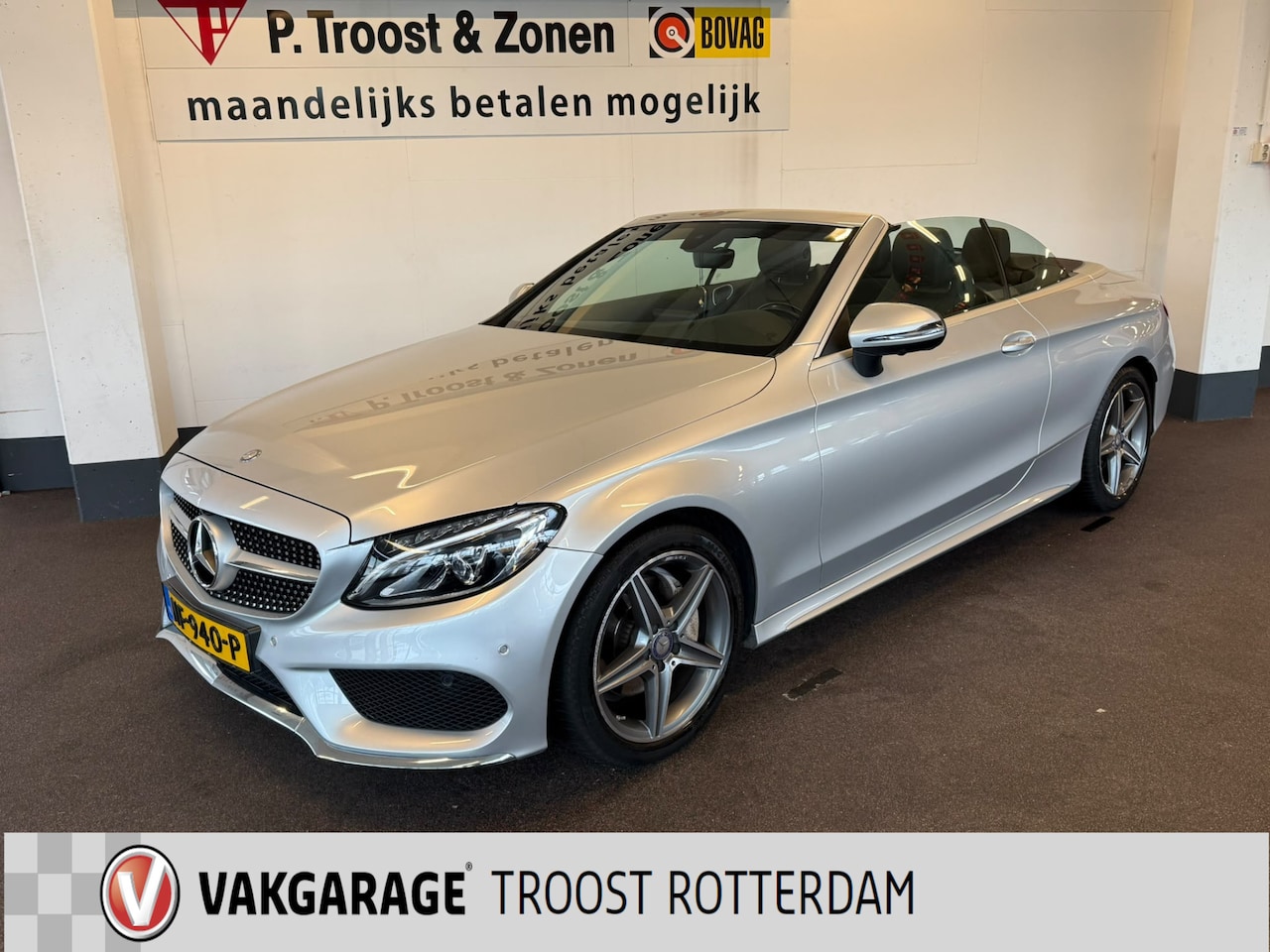 Mercedes-Benz C-klasse Cabrio - 180 AMG | Airscarf | Burmester | 360 Camera | Origineel Nederlands | Cruise control | Clim - AutoWereld.nl