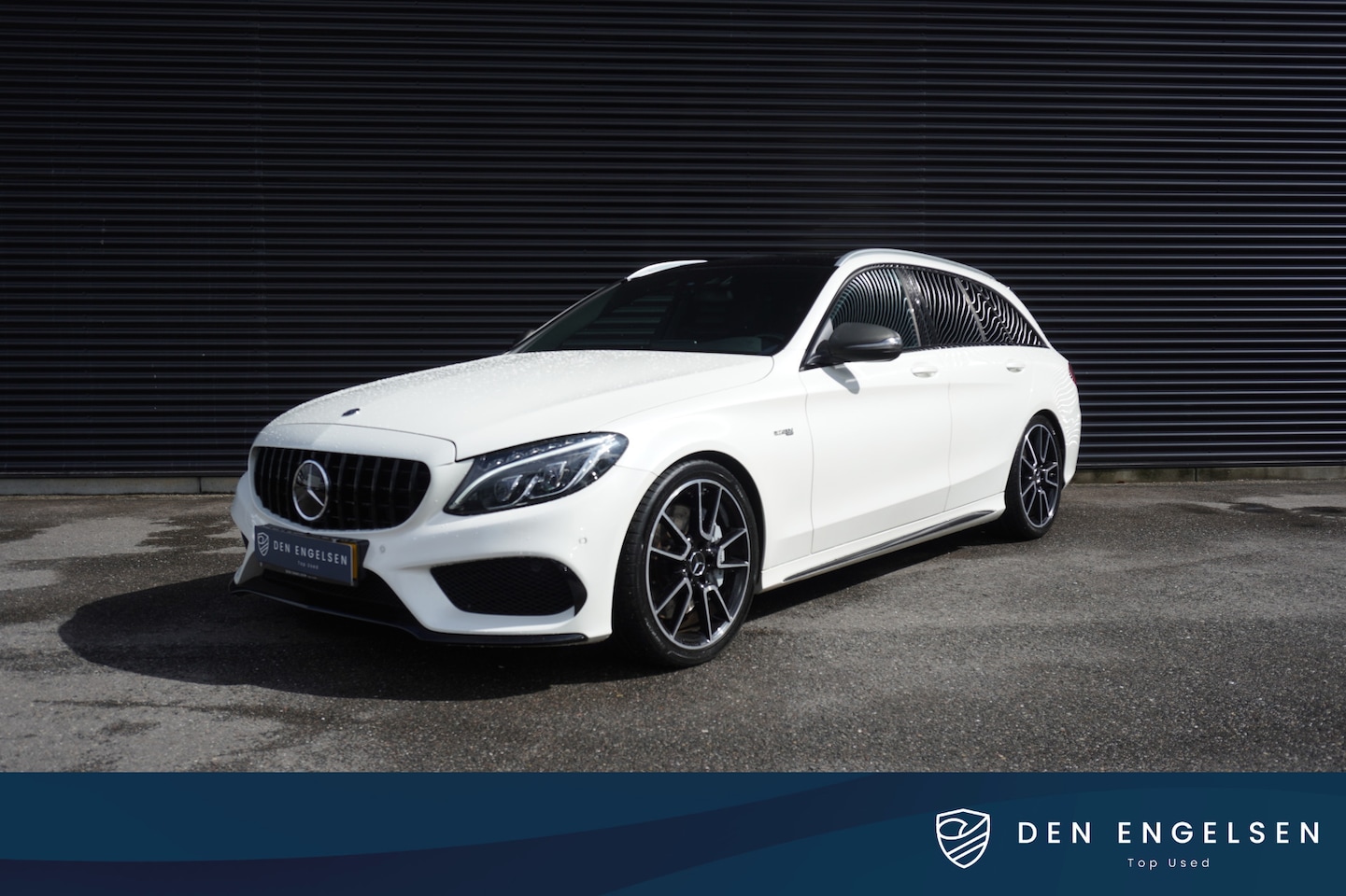 Mercedes-Benz C-klasse Estate - AMG 43 4MATIC Pano Burmester ACC Cruise control Camera Navi Trekhaak - AutoWereld.nl