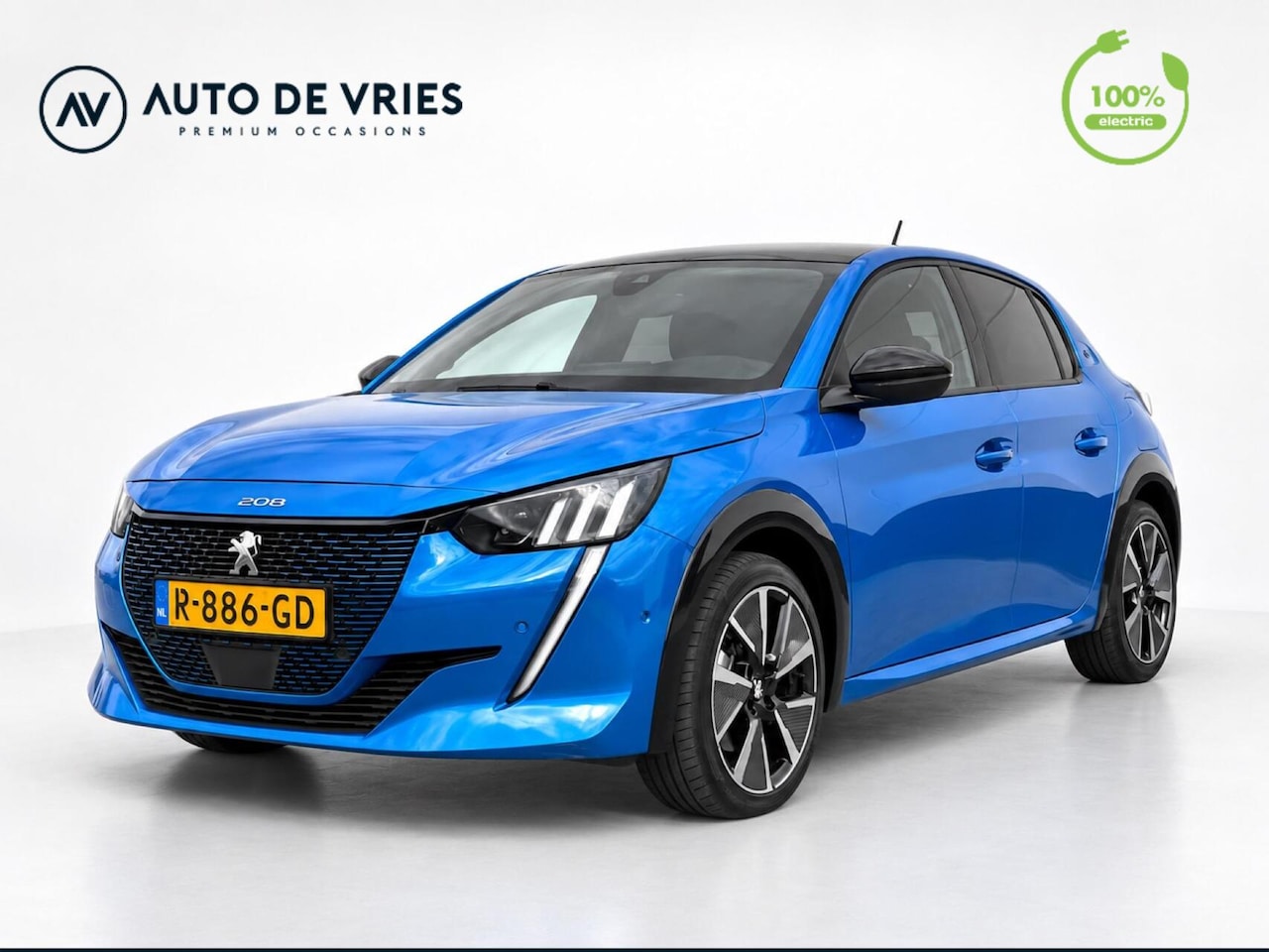 Peugeot e-208 - EV GT Pack 50 kWh 3-Fase | 3D Cockpit | Navigatie | Panoramadak | Camera - AutoWereld.nl
